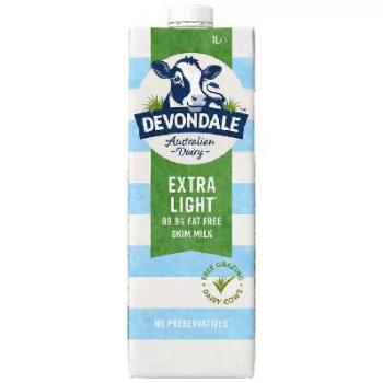 Milk Long Life Skim 1Ltr Devondale