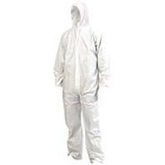 Overalls Disposable Barriertech Provek White Small Dowp