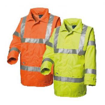 RAIN COAT CHICAGO REFLECTIVE HI VIZ FLUORO GREEN XXL  OW0968509YYXXL