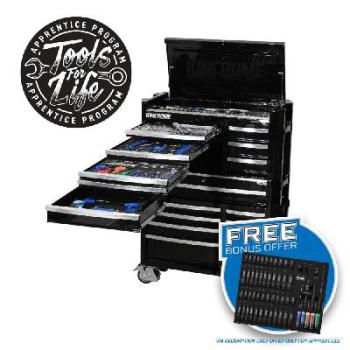 Kincrome Contour® Workshop Tool Kit 332 Piece 17 Drawer 42