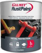 Galmet Rust Paint Black Gloss 1L GRPBL1L