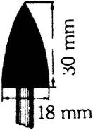 Mounted Point A12 18mm Dia. BV209112