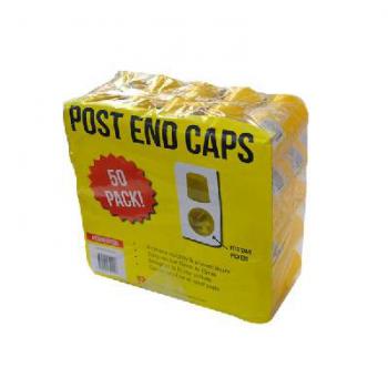 STAR POST CAPS YELLOW  BSC726