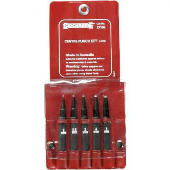 SIDCHROME PUNCH CENTRE SET 5PC SCMT27105