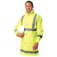 Rain Coat Reflective Hi Viz Fluoro Green Medium IRC76HGZT2M