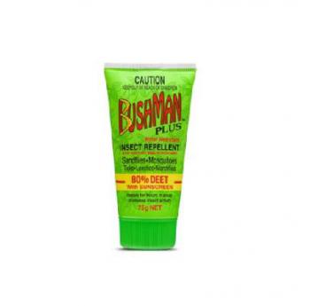 BUSHMAN REPELLENT/SUNSCREEN 80% DEET 75G  BP75G