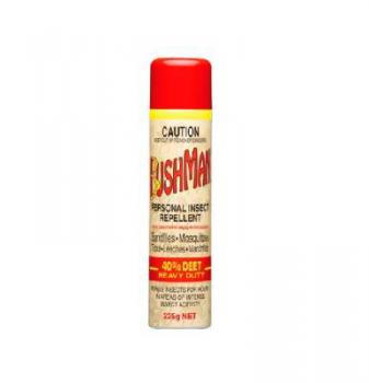 Bushman Repellent 40% Deet Aerosol 225gm BU225A