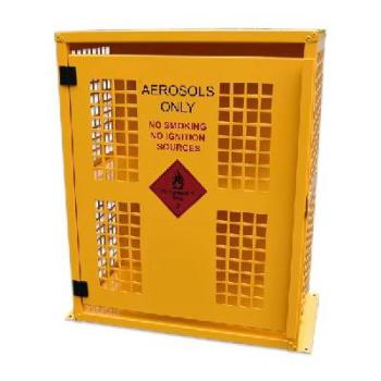 Safety Cabinet Storage Cage Aerosol Heavy Duty 64-80 Cans 62 x 34.5 x 71Cm SCAR64