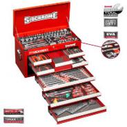 Sidchrome Tool Kit Met/Af 204pc SCMT10158