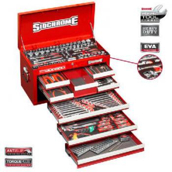 SIDCHROME TOOL KIT MET/AF 204PC   SCMT10158