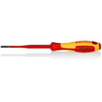 Screwdriver Flat 1000V 4.0 x 100mm Knipex 982040