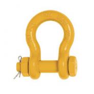 SHACKLE BOW SAFETY PIN GRADE S 3.2T WLL YELLOW  244316M