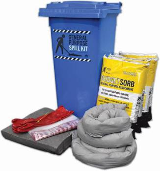 Global Spill Kit General Purpose 120Lt Bin SKGPB120