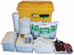 Global Spill Kit Oil & Fuel 660L Mobile Bin SKH660