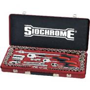 Socket Set Sidchrome 1/4 3/8 1/2D 64pc SCMT19120