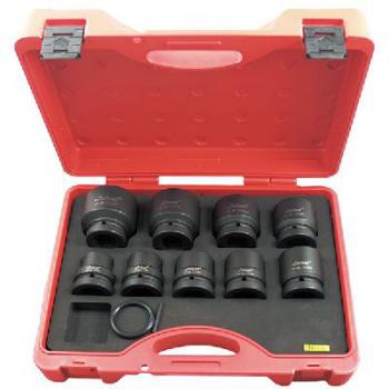 Impact Socket Set 1'' Drive Metric 9pc 11801