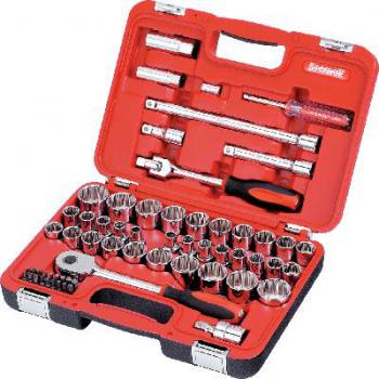 SOCKET SET SIDCHROME 1/2D AF/MET 61PC SCMT10801