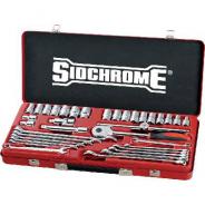 SOCKET SET SIDCHROME 1/2D MET/AF 35PCE  SCMT10184