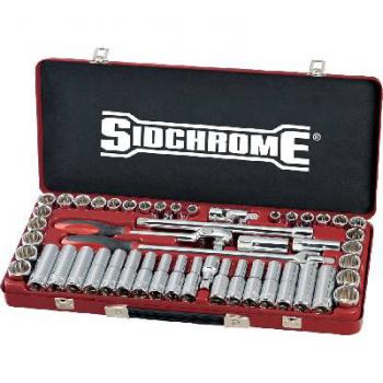 SOCKET SET SIDCHROME 1/2DR MET/AF 51PC SCMT14130