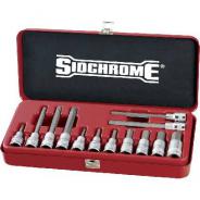 Socket Set Sidchrome 1/2D Inhex Metric 13pc SCMT14275