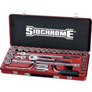 SOCKET SET SIDCHROME 1/2D METRIC 33PC  SCMT14210