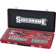 Socket Set Sidchrome 1/4 & 3/8D Met/Imp 57pc SCMT19230