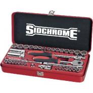 SOCKET SET SIDCHROME 1/4 & 3/8D 38PC SCMT19105