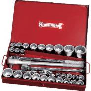 SOCKET SET SIDCHROME 3/4DR COMBINATION 32PC SCMT15106