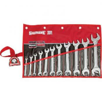 SPANNER SET SIDCHROME OPEN END METRIC 11PCE SCMT20213