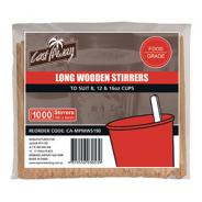 STIRRERS WOODEN STICKS 190X 6MM CA-MPMWS190 PK1000