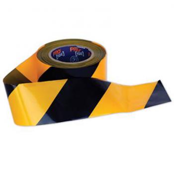 TAPE BARRIER BLK/Y75MMx100M     YB10075