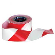 TAPE BARRICADE 75MMx100MTR RED/WHITE   RW10075