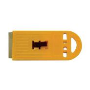 Yellow Plastic Scraper With Blade TH208