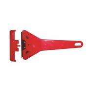Red Plastic Scraper With H/Duty Blade TH48A