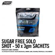 Thorzt Solo Shot Sachet 3gm 5 Flavour Mixed Pack Sugar Free (50pk) SSSFMIX