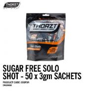 THORZT SOLO SHOT SACHET 3gm ORANGE SUGAR FREE (50PK) SSSFOR