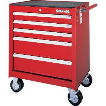 SIDCHROME TOOL TROLLEY 5 DRAWER RED  SCMT50215