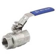 BALL VALVE 316SS BSPT 2 PCE 25MM