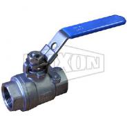 Ball Valve 316Ss BSPT 2 pce 40mm SS2P040