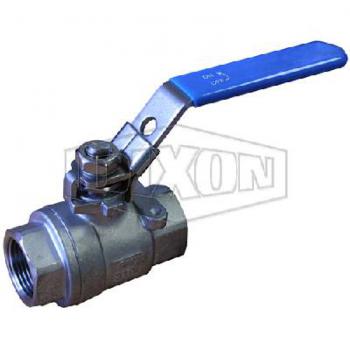 BALL VALVE 316SS BSPT 2 PCE 50MM  SS2P050