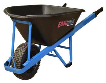 Wheelbarow Poly Tray Wide Wheel Easymix W900P-HSBWGP