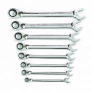 SPANNER SET GEARWRENCH RATCHET COMB REV 8PC 5/16-3/4  9533N