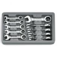 Spanner Set Gearwrench Stubby Comb 10pc 10-19mm 9520D
