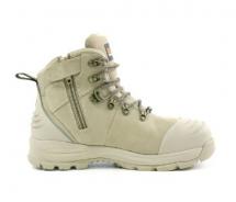 Bison Boot Xt Ankle Lace Up With Zip Stone Aus/10