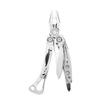 Leatherman Skeletool Lightweight Multi-Tool W/Clip 142gm 420HC S/S Combo Blade - Silver - Peg