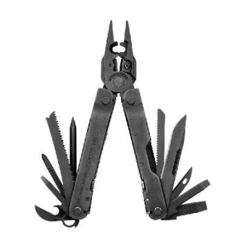 Leatherman Supertool 300 Eod (EXPlosive Ord. Disp.) Black Oxide Multi-Tool W/Molle Black Sheath
