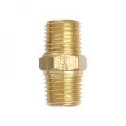 Hex Nipple 1/2 BSP Brass 01027-08