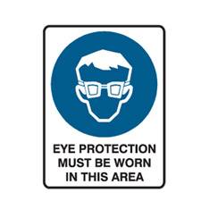 Brady Sign Eye Protection 300 x 225 Metal 841026