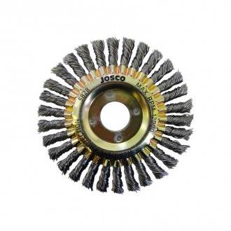 Brush Wire Circ. Twist Knot 125 x 1Row S/Steel 5828-7/8/SS