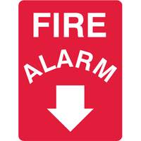 Sign Fire Alarm Sticker 180 x 250mm 841054